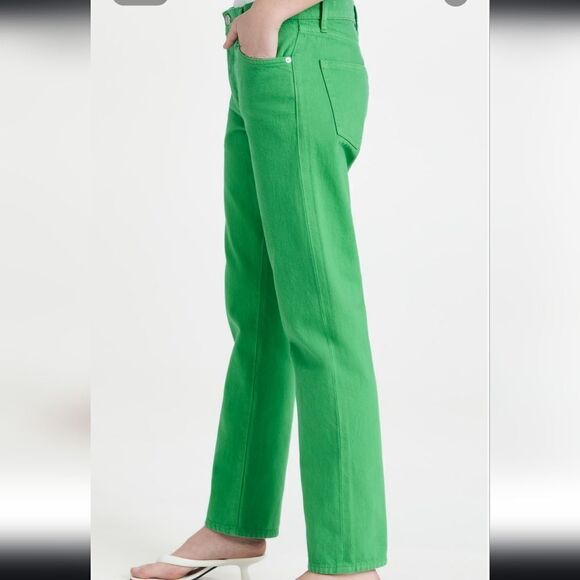 Frame Denim Le Slouch Jeans in Grass Green size 32 - Picture 7 of 11